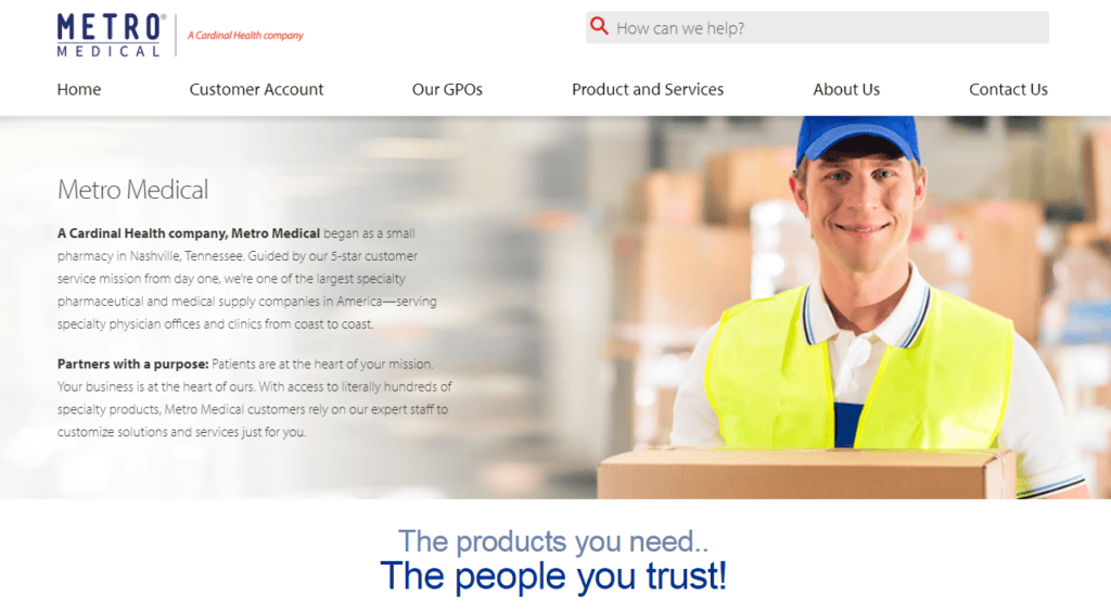 Home Page for Metro Medical
