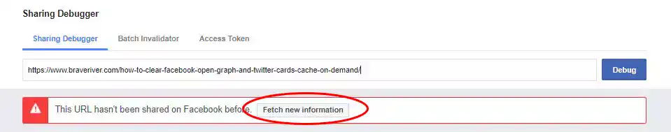 fetch new information
