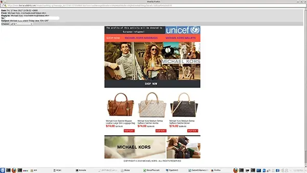 email phishing attack examples