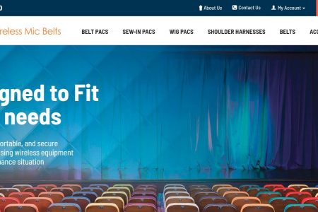 Wireless Mic Belts - website by Brave River Solution - Rhode Island